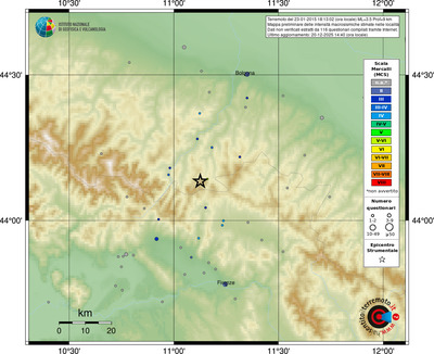 Mappa MCS - località
