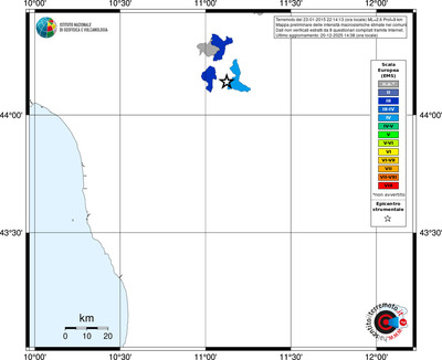 Mappa EMS - territori comuni
