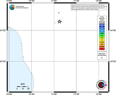 Mappa MCS - territori località