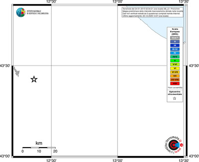 Mappa EMS - territori località
