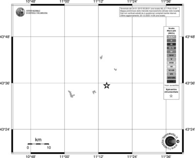 Mappa MCS - territori località