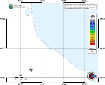 Mappa EMS - territori località