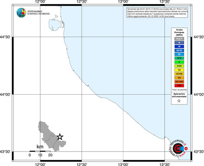 Mappa EMS - territori comuni