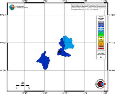 Mappa EMS - territori comuni
