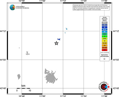 Mappa MCS - territori località