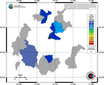 Mappa MCS - territori comuni