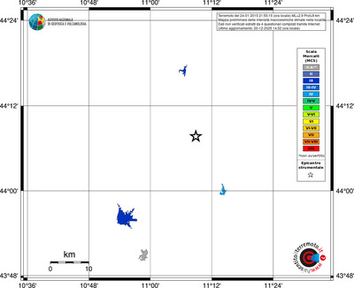 Mappa MCS - territori località