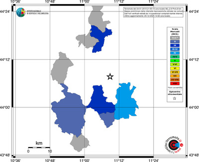 Mappa MCS - territori comuni