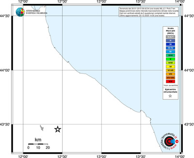 Mappa MCS - territori località