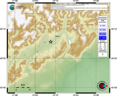 Mappa comuni con almeno 3 questionari