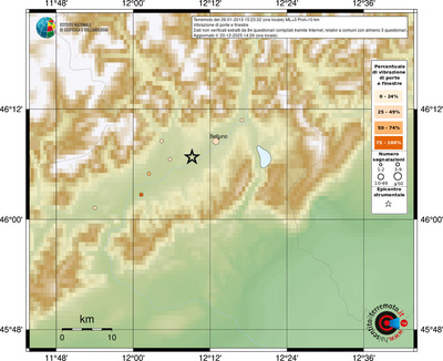 Mappa comuni con almeno 3 questionari