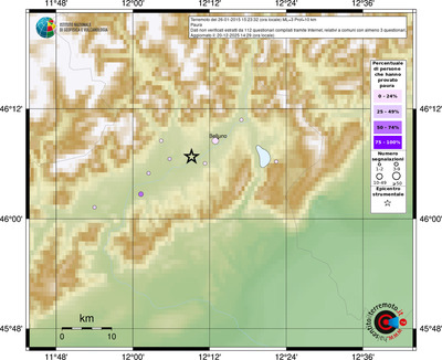 Mappa comuni con almeno 3 questionari
