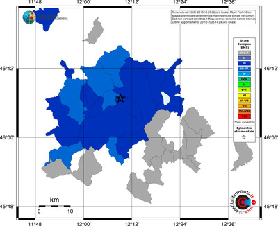 Mappa EMS - territori comuni