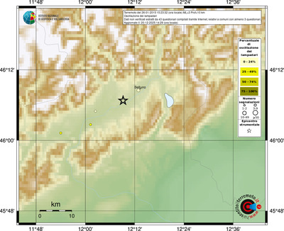 Mappa comuni con almeno 3 questionari