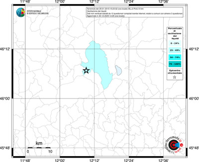 Mappa territorio comunale con almeno 3 questionari