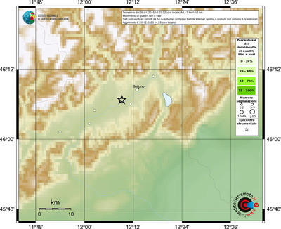 Mappa comuni con almeno 3 questionari