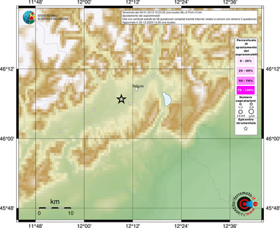 Mappa comuni con almeno 3 questionari