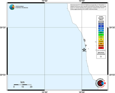 Mappa MCS - territori località