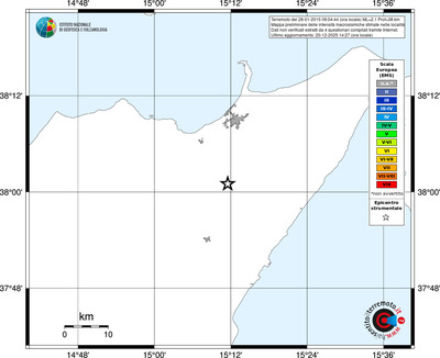 Mappa EMS - territori località