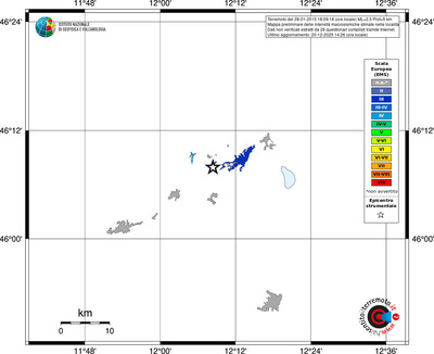 Mappa EMS - territori località