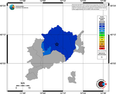 Mappa EMS - territori comuni