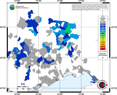 Mappa EMS - territori comuni