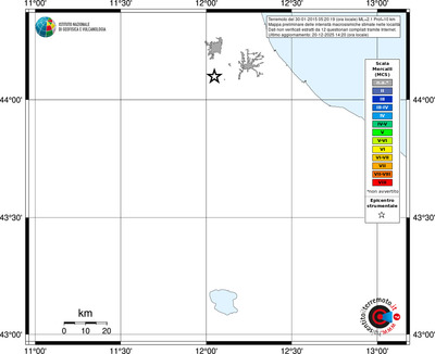 Mappa MCS - territori località