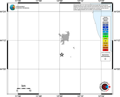 Mappa MCS - territori località