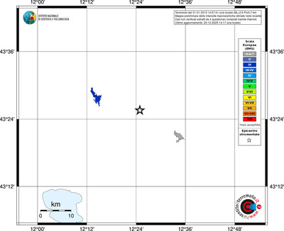 Mappa EMS - territori località