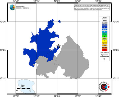 Mappa EMS - territori comuni