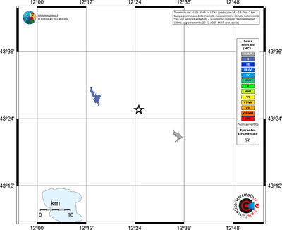 Mappa MCS - territori località
