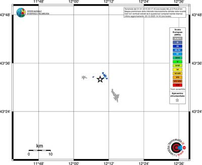 Mappa EMS - territori località