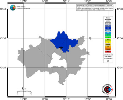 Mappa EMS - territori comuni
