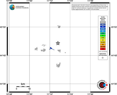 Mappa MCS - territori località