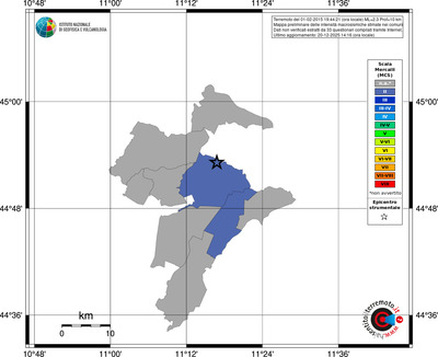 Mappa MCS - territori comuni