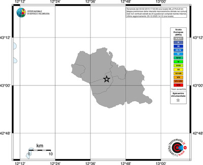 Mappa EMS - territori comuni