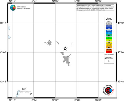 Mappa MCS - territori località