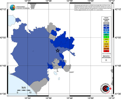 Mappa EMS - territori comuni
