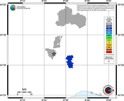 Mappa EMS - territori comuni