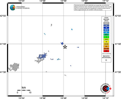 Mappa MCS - territori località