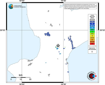 Mappa MCS - territori località