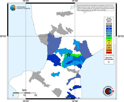 Mappa MCS - territori comuni