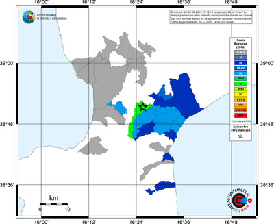Mappa EMS - territori comuni