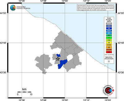 Mappa EMS - territori comuni