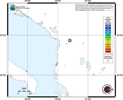 Mappa EMS - territori località