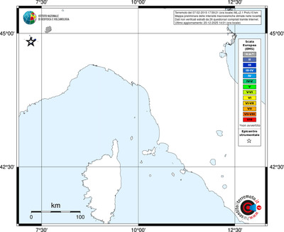 Mappa EMS - territori località