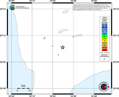 Mappa EMS - territori località
