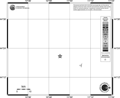 Mappa MCS - territori località
