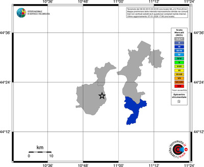 Mappa MCS - territori comuni