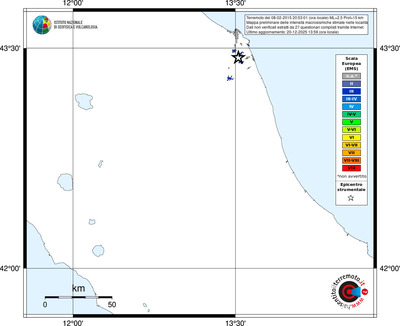 Mappa EMS - territori località